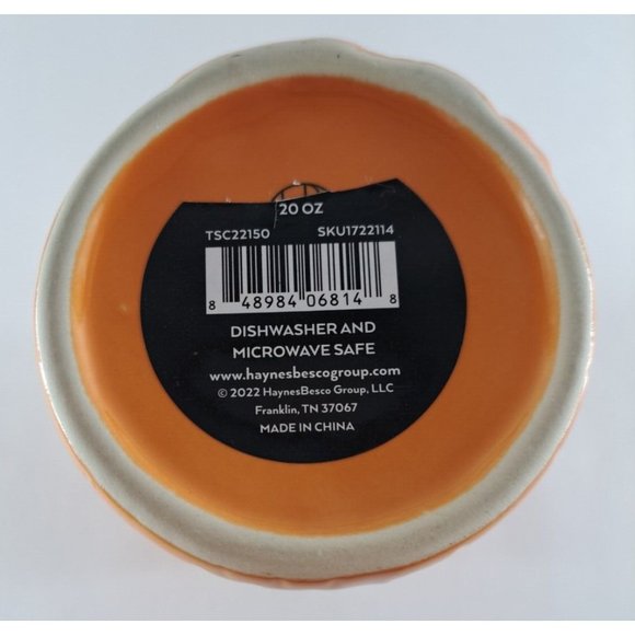 Rooster Tiki Cup Tumbler Mug Ceramic Glass Orange Haynes Besco Group 20 Oz - Picture 6 of 6